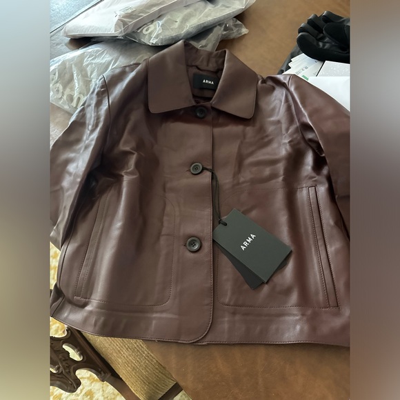 COPY - EMY | Leather Jacket ARMA - Picture 5 of 5